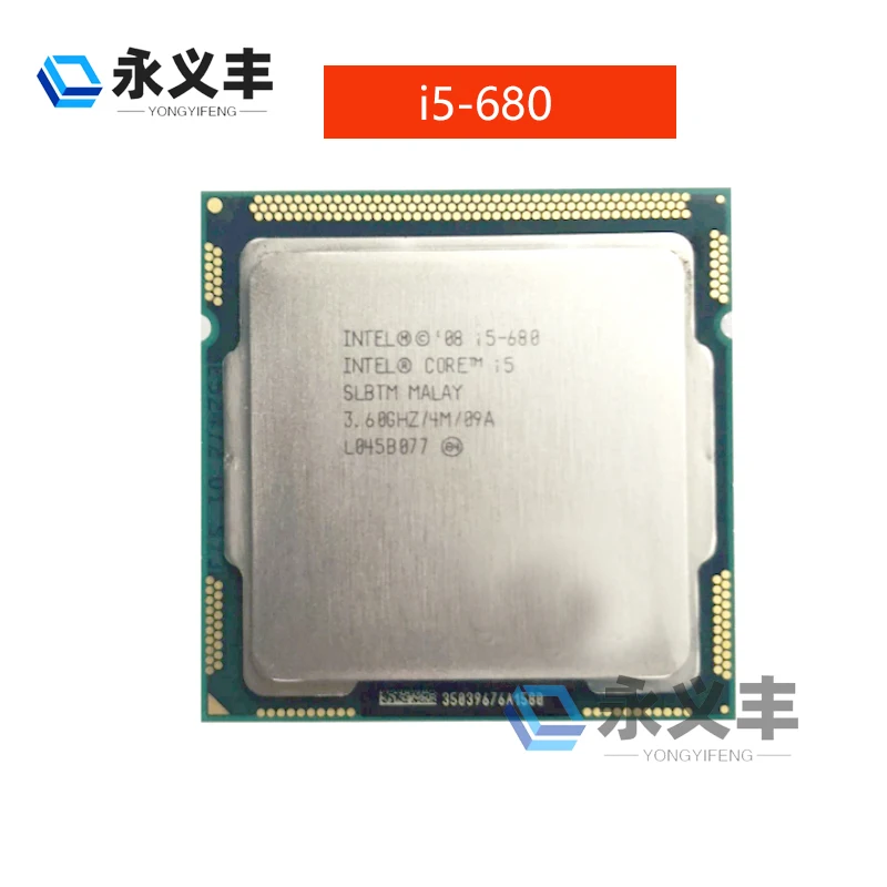 Intel Core i5-680 i5 680 i5680   680 3.6GHz Dual-core CPU Processor 4M 73W LGA 1156 Original Authentic Quality assurance