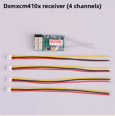 REDCON CM410X 4CH DSMX/DSM2 Receiver – PPM JST 2.4G for Spektrum DX6i/DX8/DX9/DX18 & DEVO10