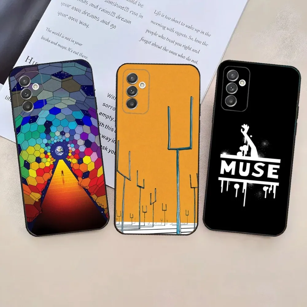 

M-Muse Band Rock Phone Case For Samsung Galaxy A20,A21s,A22,A31,A32,A52,A53,A72,73,A80,A91 Soft Black Phone Cover