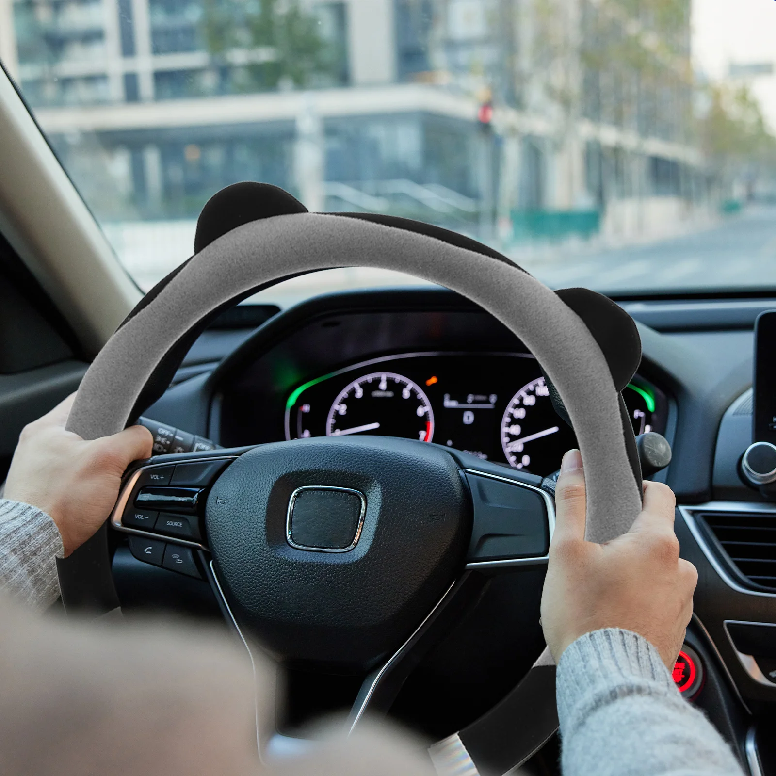 

Набор чехлов на руль, ручка переключения передач, чехлы для ручного тормоза, товары для салона автомобиля, автоаксессуары, прочный недеформирующийся декор для