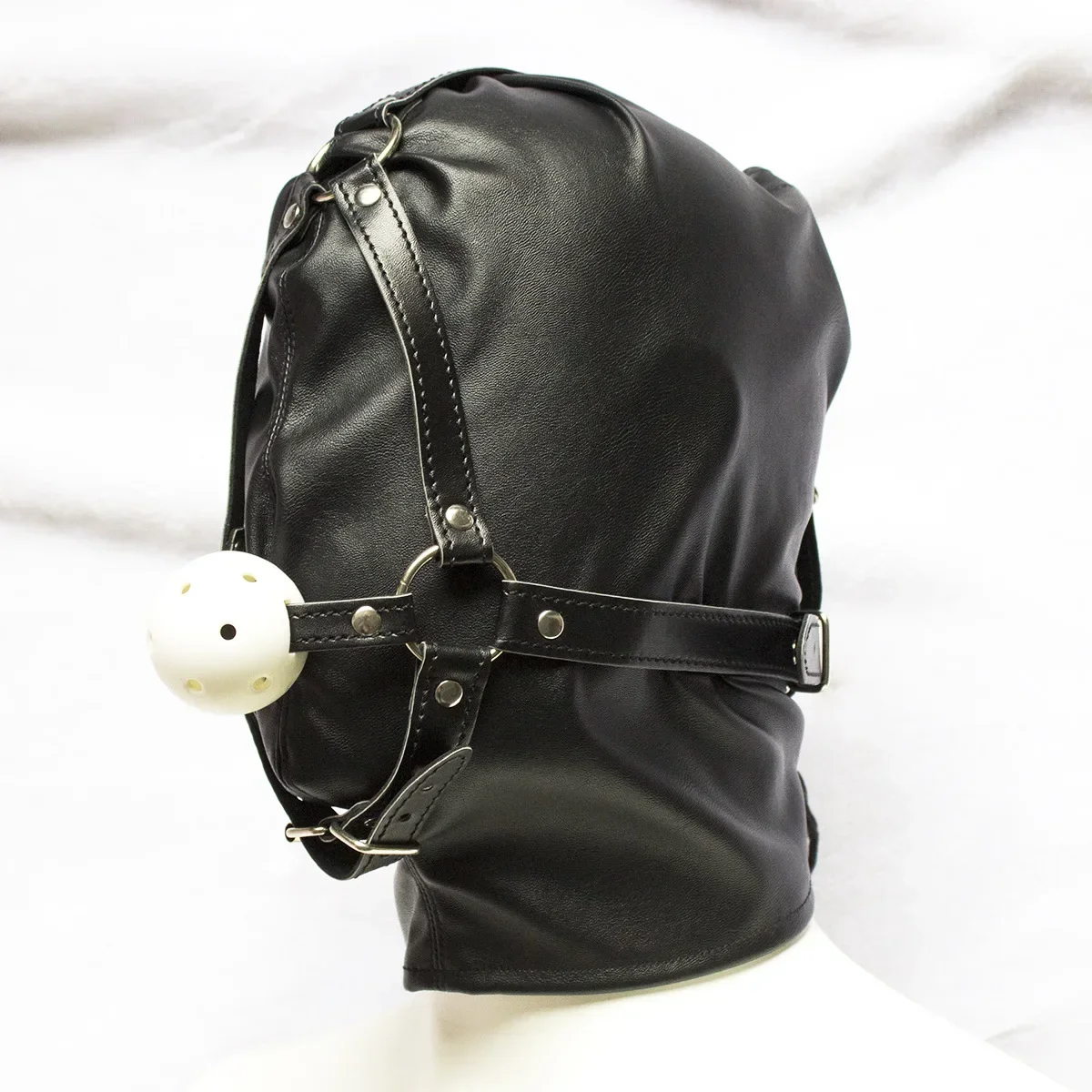 BDSM Bondage Hood Adult Sex Toys For Women Men Gay New Sexy Cosplay Role Play Dog Full Head Mask Soft PU Leather Puppy