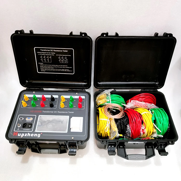 Electric  20A Transformer DC Winding Resistance Meter Three Phase 3 Channel Dc Resistance Tester