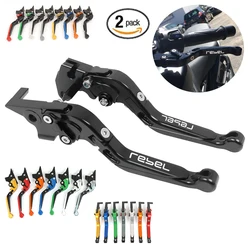For Honda Rebel 300 500 CMX300 CMX500 2017-2023 Motorcycle CNC Adjustable Folding Brake Clutch Levers Extendable Handle Lever