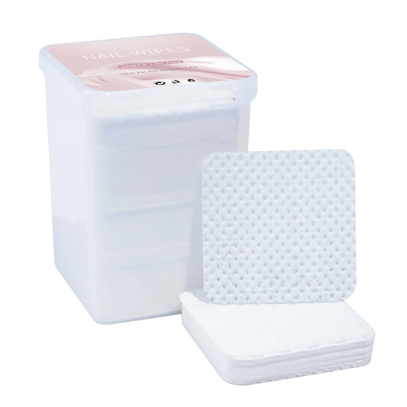 Y1UF 1Box Quality Cleaning Cotton Pads Absorbent Soft Removal Manicure Tools Perfect for Home and Salon Use