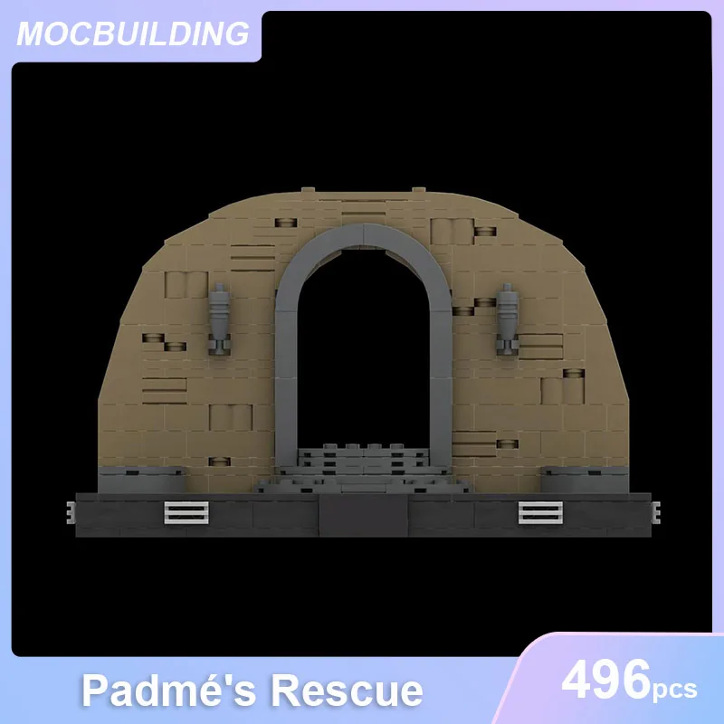 Padmé's Rescue / Commander Fox's Entrance Model MOC Building Blocks DIY Assemble Bricks Collection Display Toys Gifts 496PCS