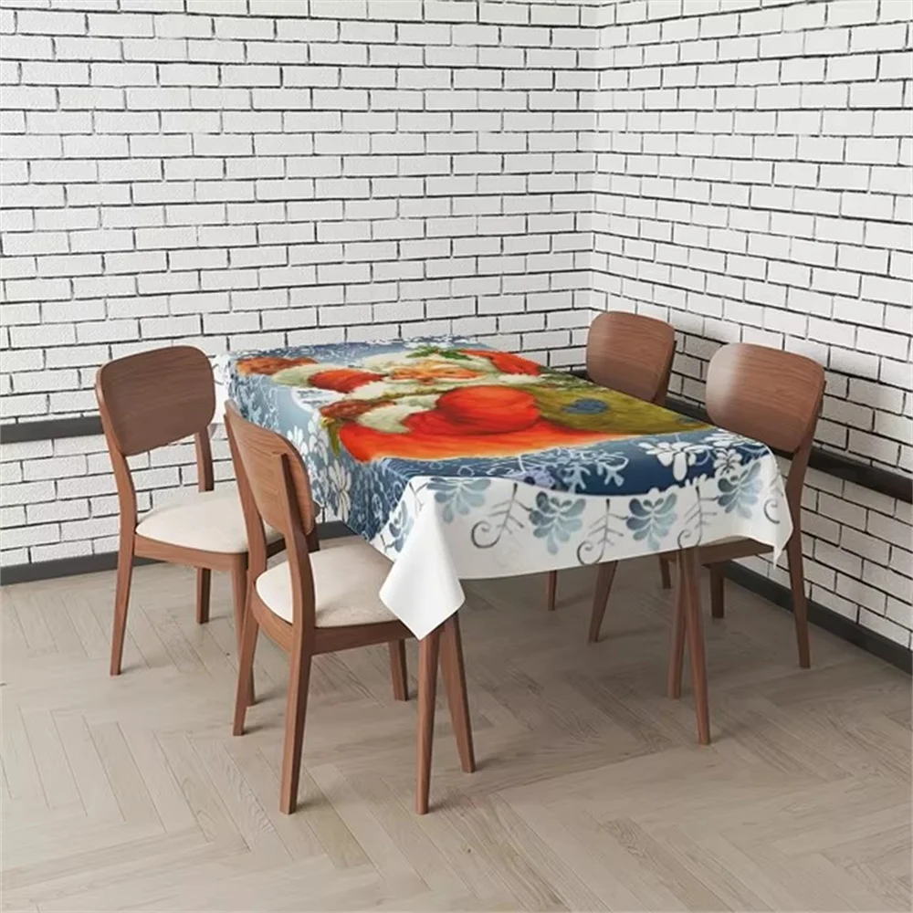 Home tablecloths for dining tables Anime decoration and rectangular table accessories waterproof cloth Anti-stain tablecloth