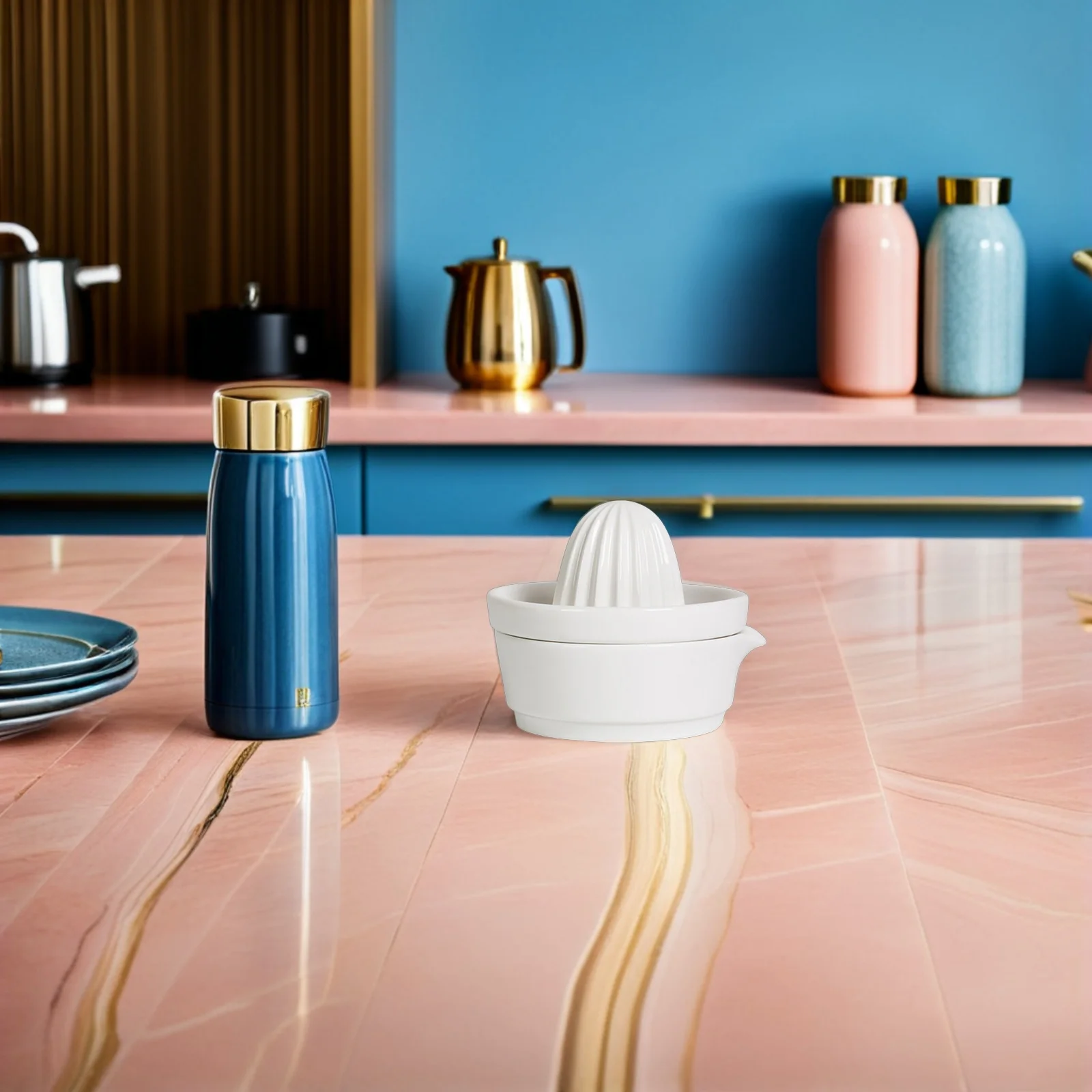 

1Pcs Manual Fruit Juicer High-Quality Ceramic Labor-Saving Juicer for Home Camping Picnic Portable Fruit Squeezer Easy to Use