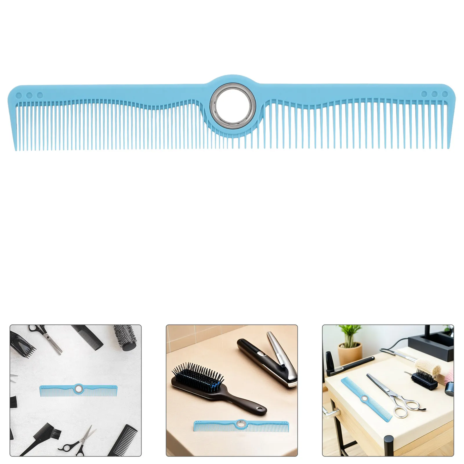 Rotating Hair Brush with Flexible Bristles and Ventilated Design Promotes Airflow Faster Drying Less Heat Damage