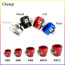 Universal Hose Sealing Fixture Clamp Radiator Modification Fuel Pipe Clamp Cour Colors Oil And Water Pipe AN4 AN6 AN8 AN10
