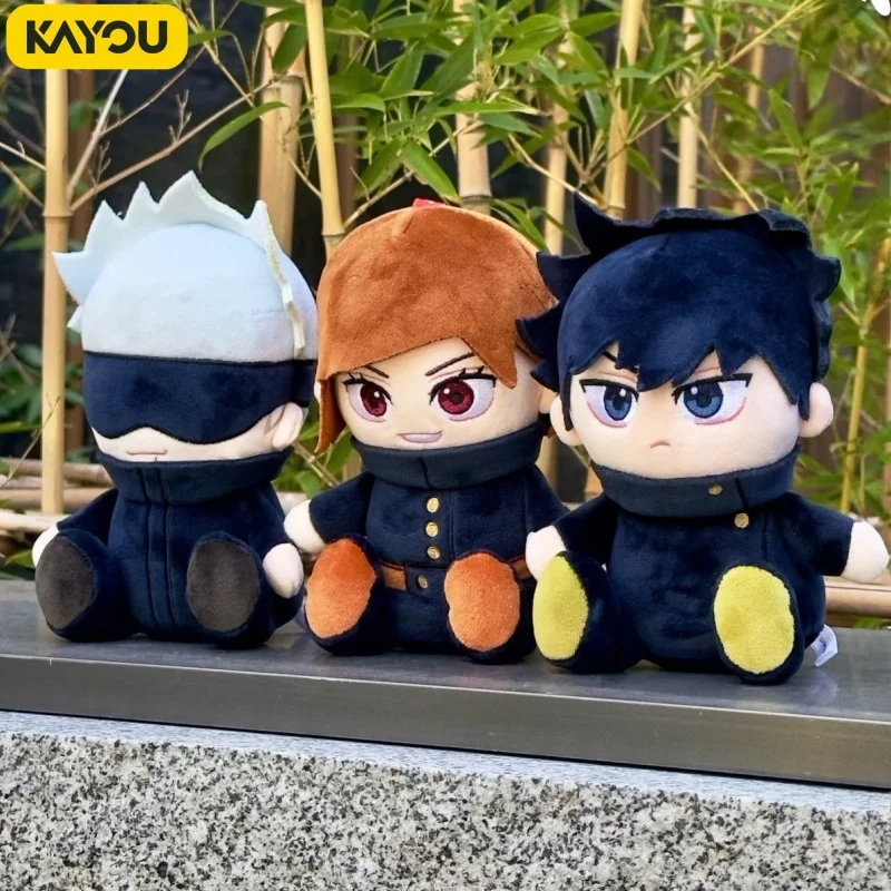 

Аниме Jujutsu Kaisen Gojo Satoru Хлопковая кукла сидящая плюшевая подвеска, маленькая фигурка куклы, товары Yuji Tachibana Manga