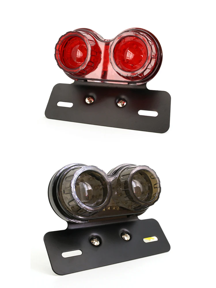 

Motorcycle Modified Tail Lamp for Yamaha Suzuki Honda Loncin Qjmotor Kawasaki Cafe Racer 125-600cc Motorbike Rear Stop Light