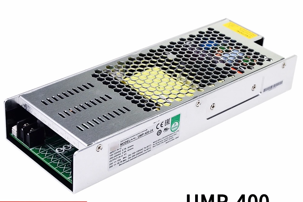 

400W Multi-Configuration Fan-Free Power Supply UMP-400 Single Group Multi-Group Optional 24v48v