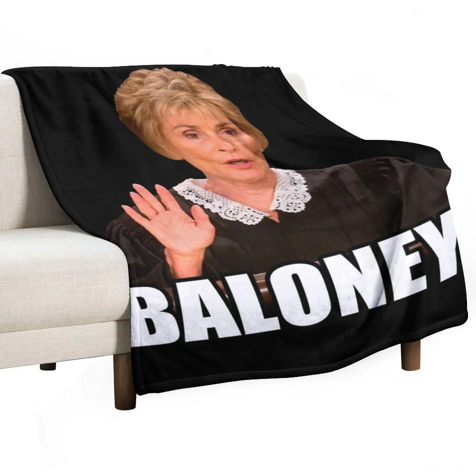

Judge Judy - Baloney Throw Blanket Heavy Decorative Sofa bed plaid Designers Blankets