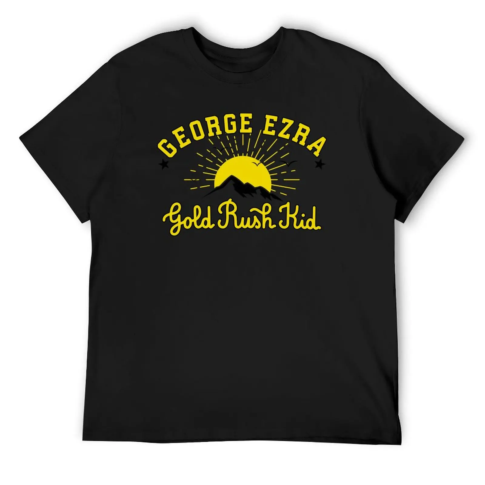

Футболка George Ezra Merch Gold Rush Kid Mountains, новые подарки и футболки, мужская одежда большого размера в стиле аниме