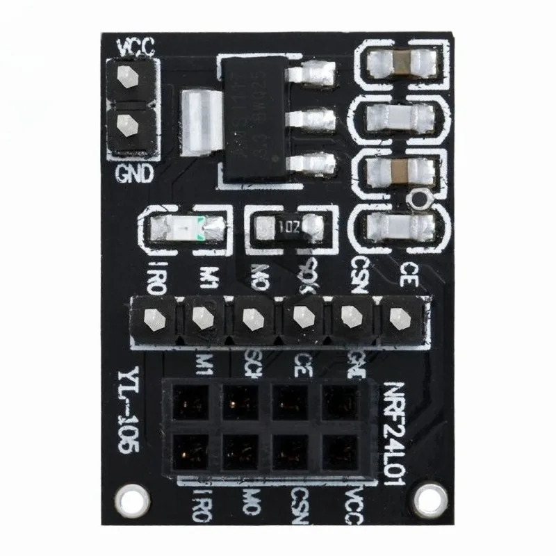 1PCS  Socket Adapter plate Board for 8Pin NRF24L01 Wireless Transceive module 51