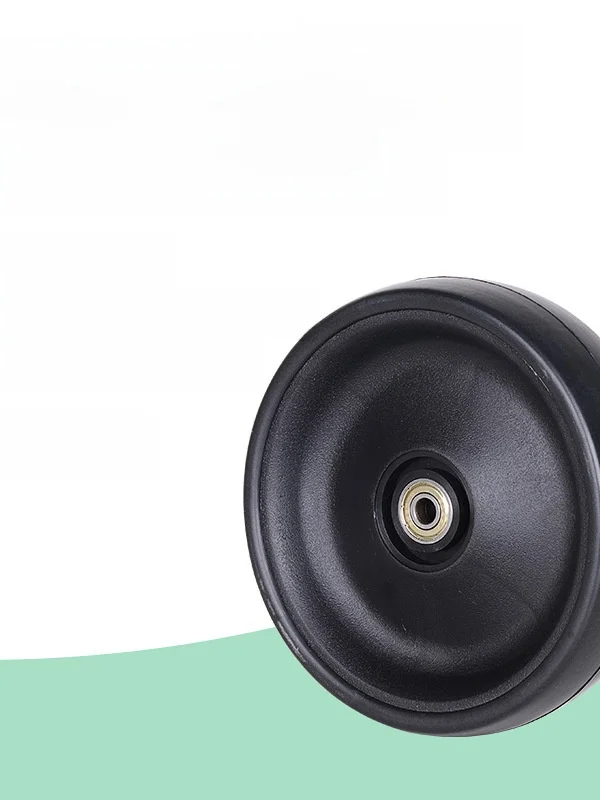 厚みのある耐摩耗性ショッピングカートホイール、使いやすいポータブルマーケットバスケット交換用ホイール、階段を登るためのホイール