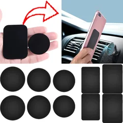 Car Black Iron Sheet Disk Stickers High Quality Universal Cars Magnetic Phone Metal Disks Plate Stand Sticker Auto Accessories