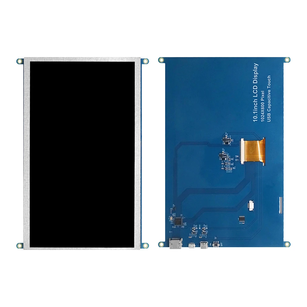 Raspberry Pi Scherm 10.1 Inch Touchscreen 1024*600 HDMI Display Voor Raspberry Pi 5/4/3B/B + Win11/10/8