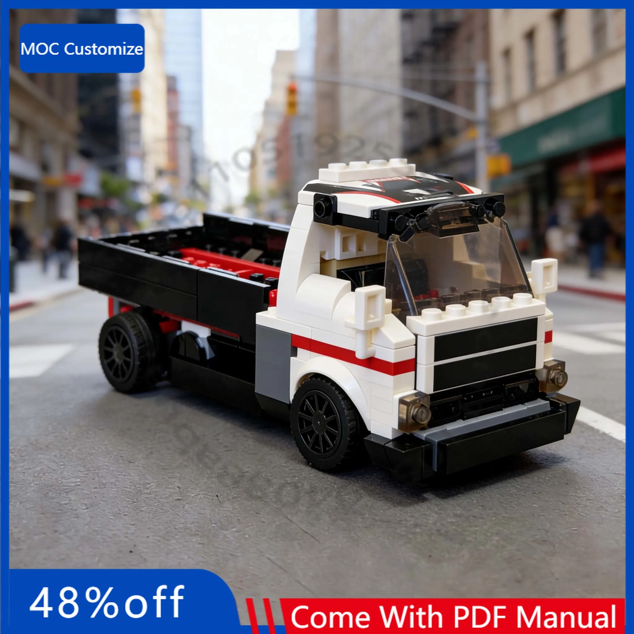 

260 деталей: Скоростной гиперкар 76896 Atlas MOC, модульный конструктор, креативный дизайн, кирпичики для самостоятельной сборки, игрушка для мальчиков, подарок на день рождения