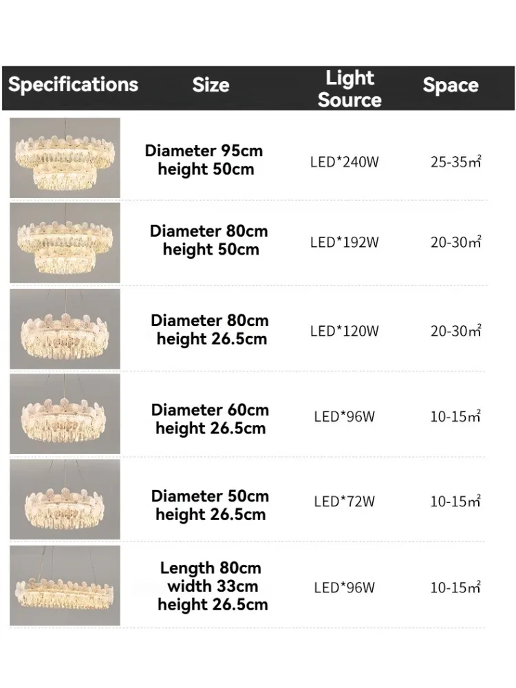 Double-layer Flower Crystal Ceiling Lights Chandelier Modern Gold Hotel Living Room Decor Lights Fixture Round Pendant Light