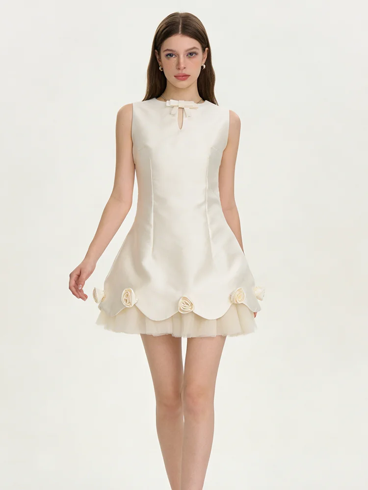 Nova Women White 3D Rose Sleev - Women'S Fashion Nova Dresses 评论和价格