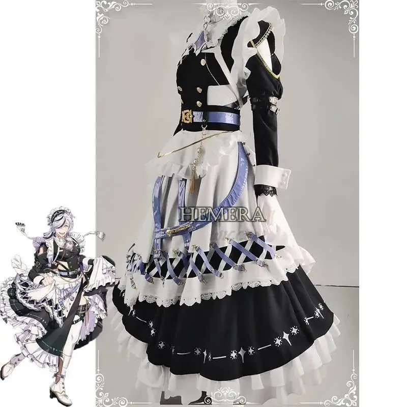 2025 yiyi Game Nu: Blade أزياء تنكرية للنساء فستان خادمة لطيف بدلة الهالوين أزياء كرنفال ملابس أنيمي مخصصة