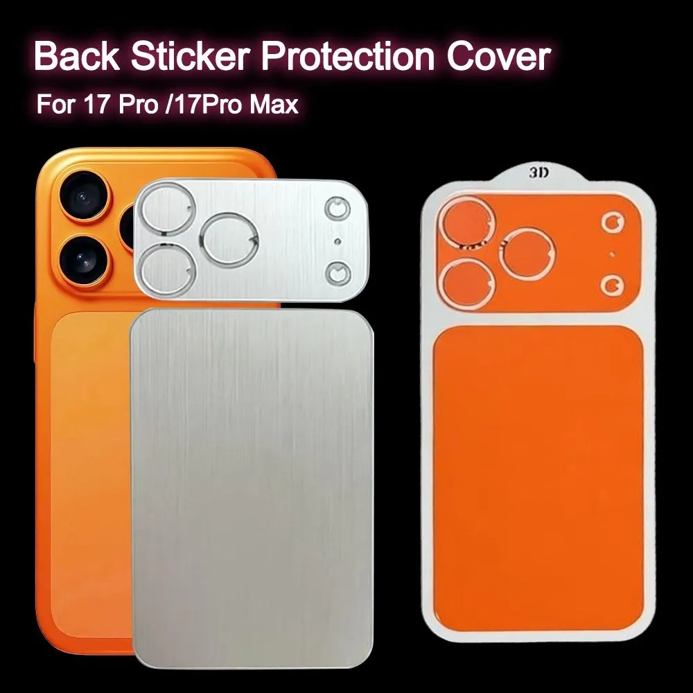 

Full Cover Back Sticker Protection Cover Anti Scratch Orange Camera Lens Cover Sticker Film for iPhone 17Pro/17 Pro Max