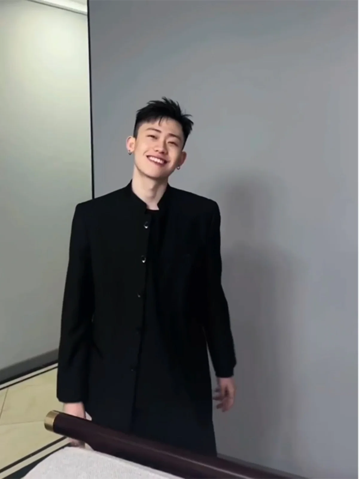 

New Chinese Sle Men's Jaet Zhejiang Faion Brand High Sensation Haome Stand Collar Western Suit Youthful Wind Suit Coat