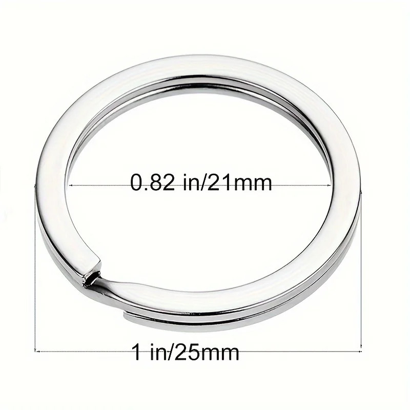 10/20pcs Split Key Rings for Home and Car Keys