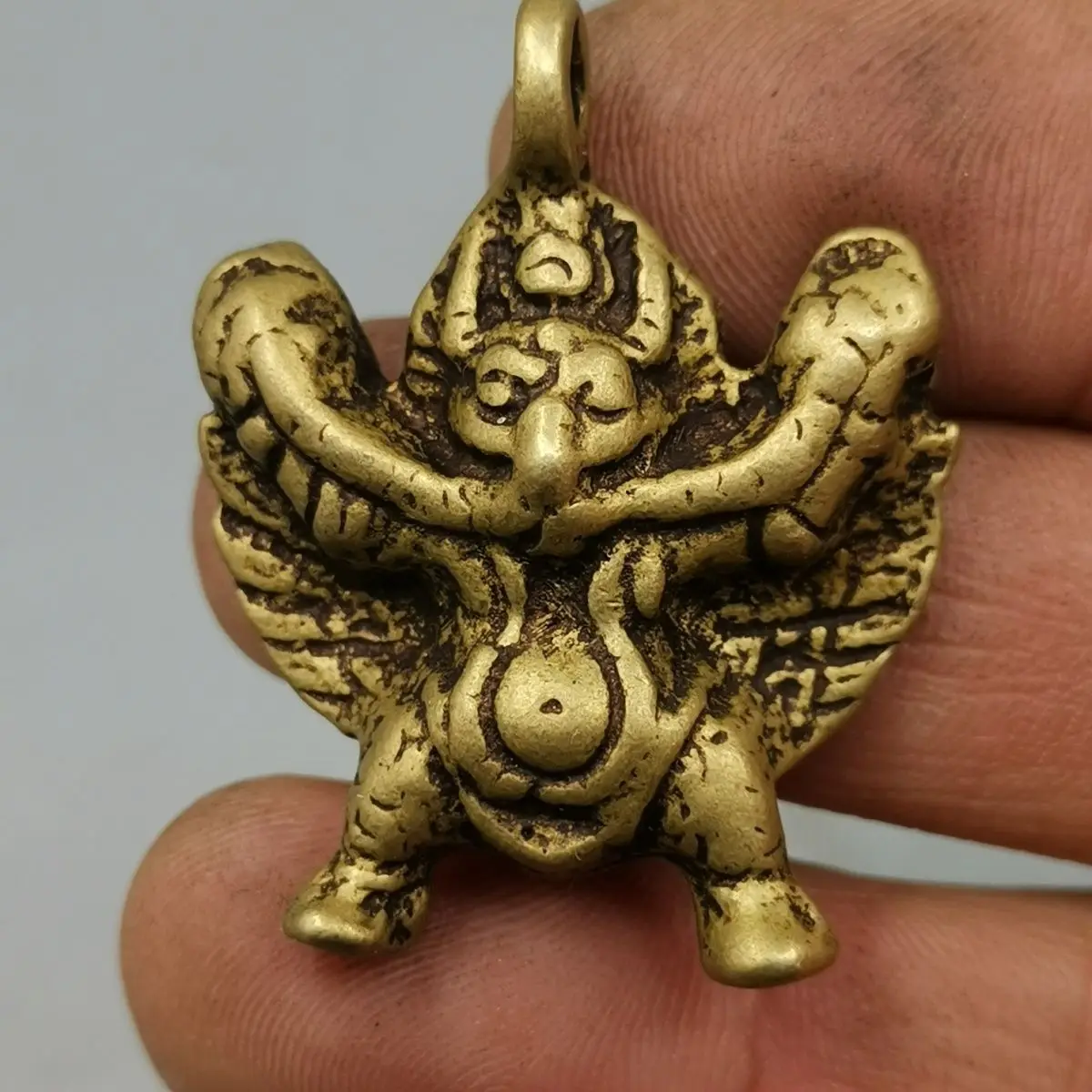 Tibet Tibetan Garuda Thunderbird amulet Statues Figurines Lucky Ornaments Home Decoration gifts