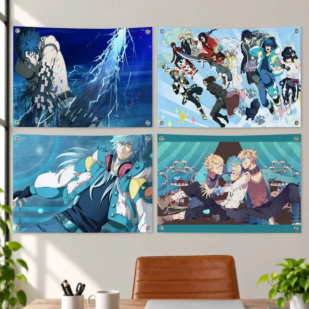 A-Aoba Seragaki D-DRAMAtical Murder Aesthetic Wall Tapestry Flag Printed Wall Hanging Living Room Party Outdoor Decor