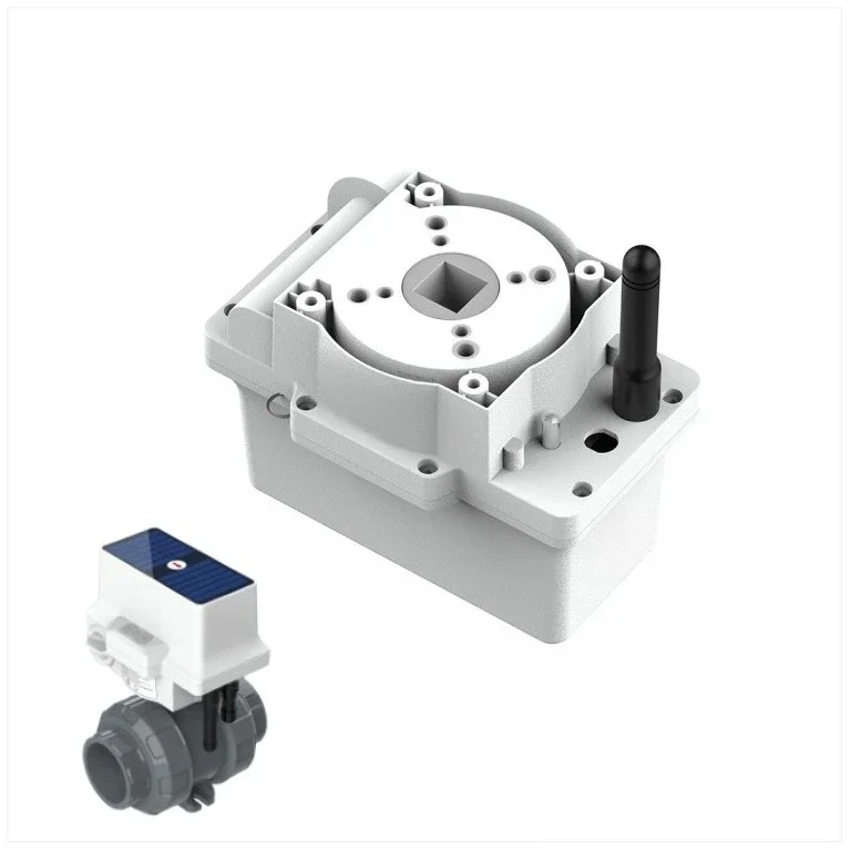 Solar electric valve actuator factory direct sales intelligent irrigation ball valve butterfly valve remote control