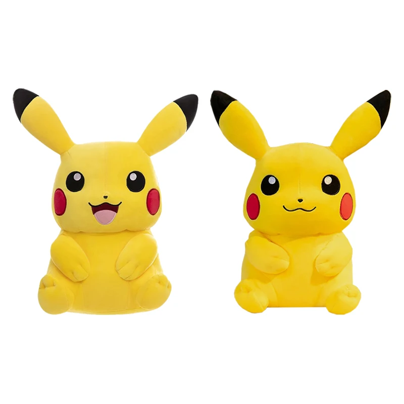 Large Original Pokemon Pikachu Stuffed Plush Toys Plushie Soft Animal Kawaii Anime Doll Throw Pillow Birthday Gift For Kids Baby