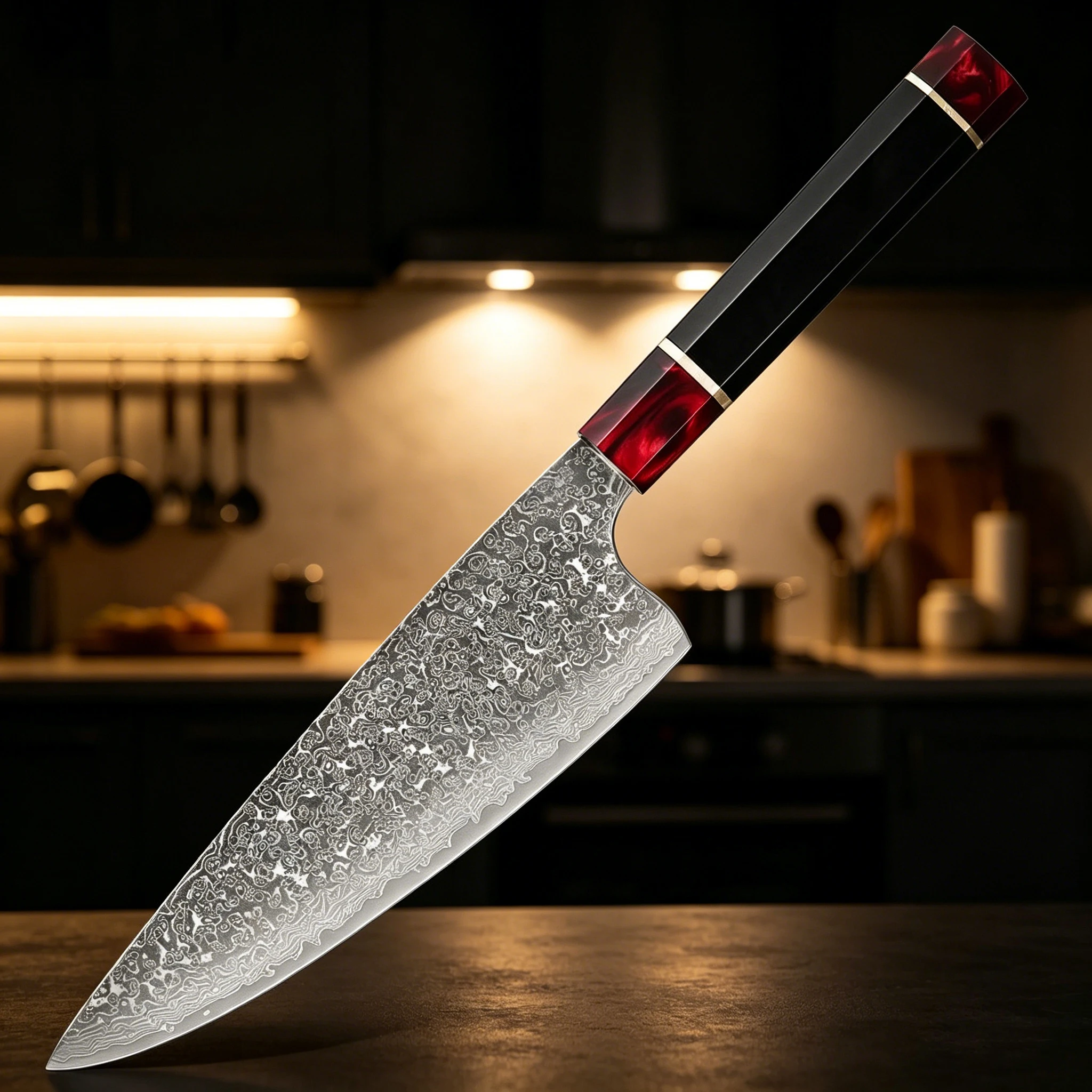

XITUO Japanese Damascus Chef Knife 8 inch Sharp Butcher Knife Damascus Steel Meat Cleaver Knife Kitchen Chef Knife Slicing Knife