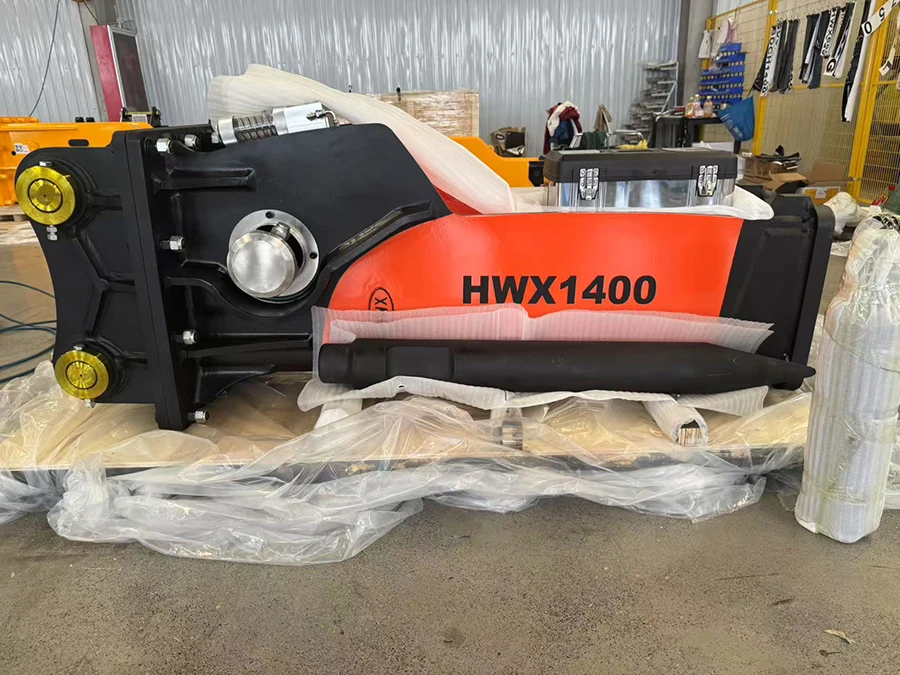 HWX750 HWX1400 المطرقة الهيدروليكية حفارة كسارة الصخور المطرقة لأعمال هدم البناء #5