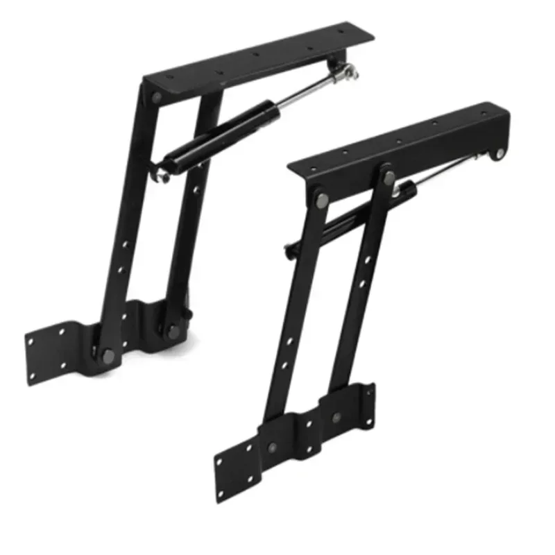 

2pcs Folding Spring Tea Table Hinge Furniture Lift Up Top Mechanism Hardware Lifting Rack Shelf for Coffee Computer Table