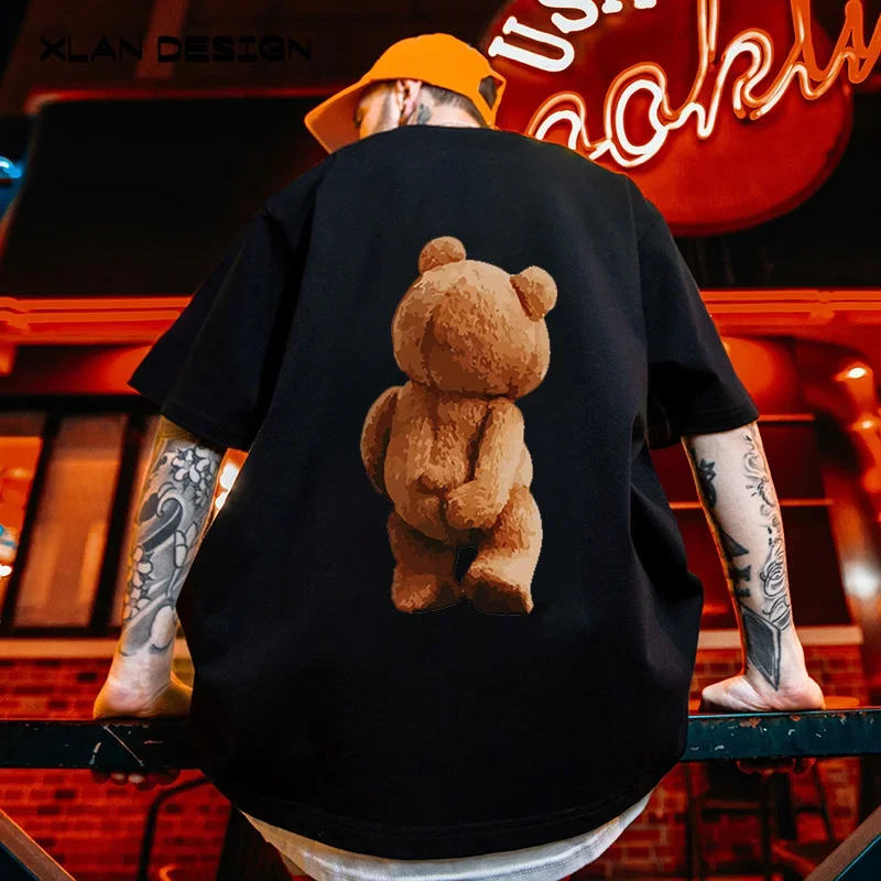 2024 Men Clothing Oversized Cotton Luxury Brand Men T Shirt Summer T Shirt Cartoon High Quality Fashion Men's T-shirt