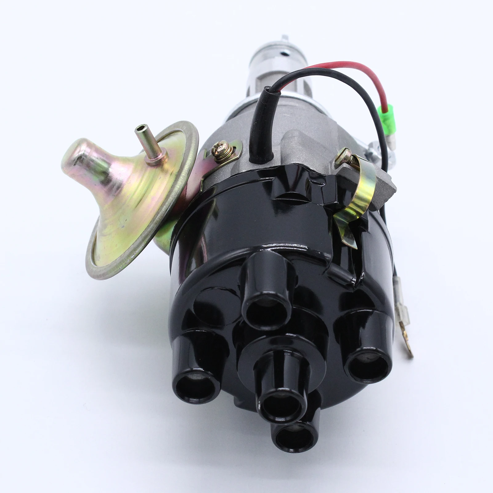 

Электронный распределитель зажигания для классических автомобилей, серебристый модуль зажигания для Lucas 45D 25D, надежная замена с катушкой