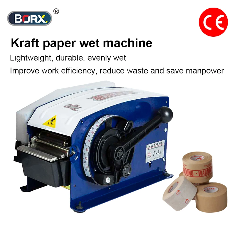 

Semi automatic kraft paper sealing tape wet water cutting machine water coating tape cutting machine Paper Cuttings equipment