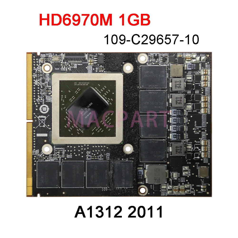 Imagem -05 - Original Hd4670m Hd4850m Hd5750m Hd6970m 256mb 512mb 1gb 2gb para Apple Imac 27 A1312 Placa de Vídeo Gráfica 2009 2010 2011 Anos
