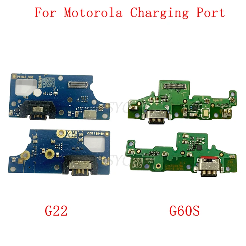 

Original USB Charging Connector Port Board Flex Cable For Motorola Moto G22 G60S Charging Port Repair Parts