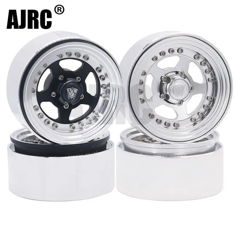 

Ajrc Model Car Metal Alloy 1.9 Inch Beadlock Wheel Rims Hubs For Trx4 Axial Scx10 Cc01 D90 RGT 1/10 Rc Crawler Car Truck Parts