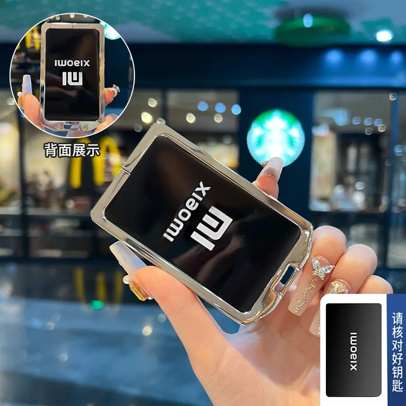 حافظة مفاتيح بطاقة Xiaomi SU7 2024، غطاء NFC من سبائك الزنك، واقي سيارة ممتاز أنيق