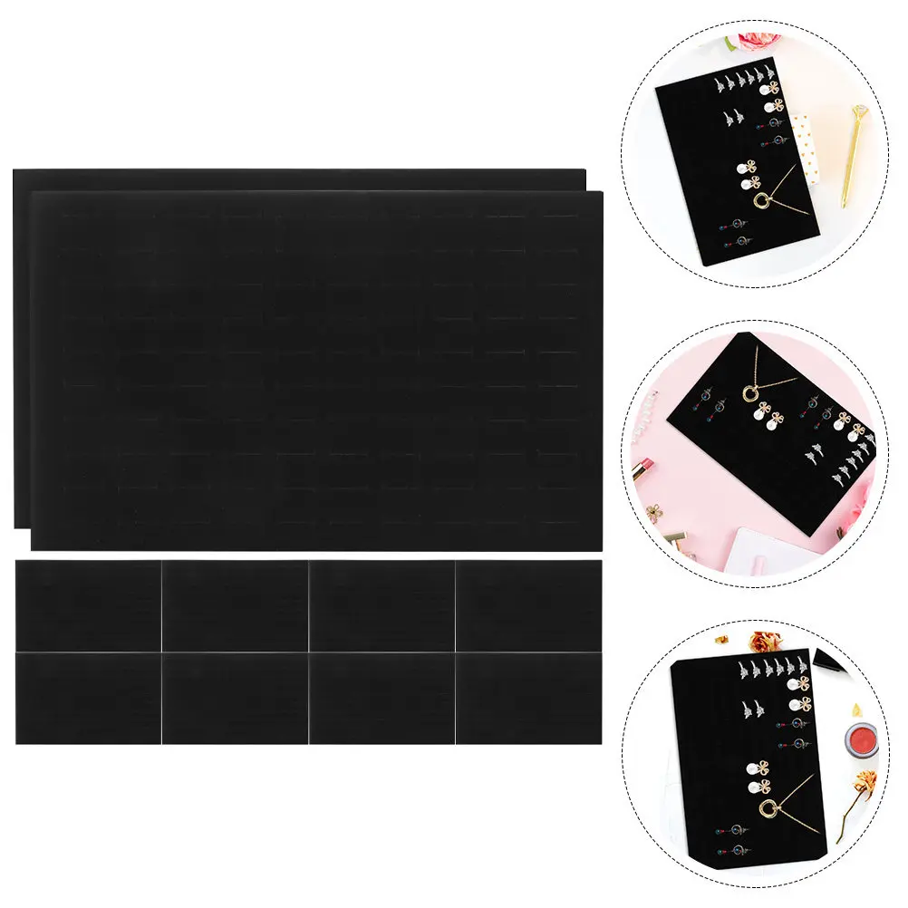 

Набор из 10 поролоновых вставок для ювелирных изделий: подушечки для колец и серег, органайзеры для хранения, подставки-маты, пенопластовые подкладки для шкатулок для украшений