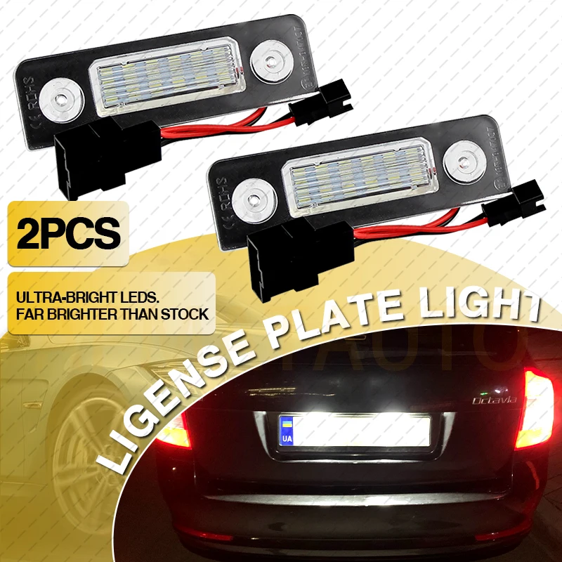 2Pcs License Plate … - image