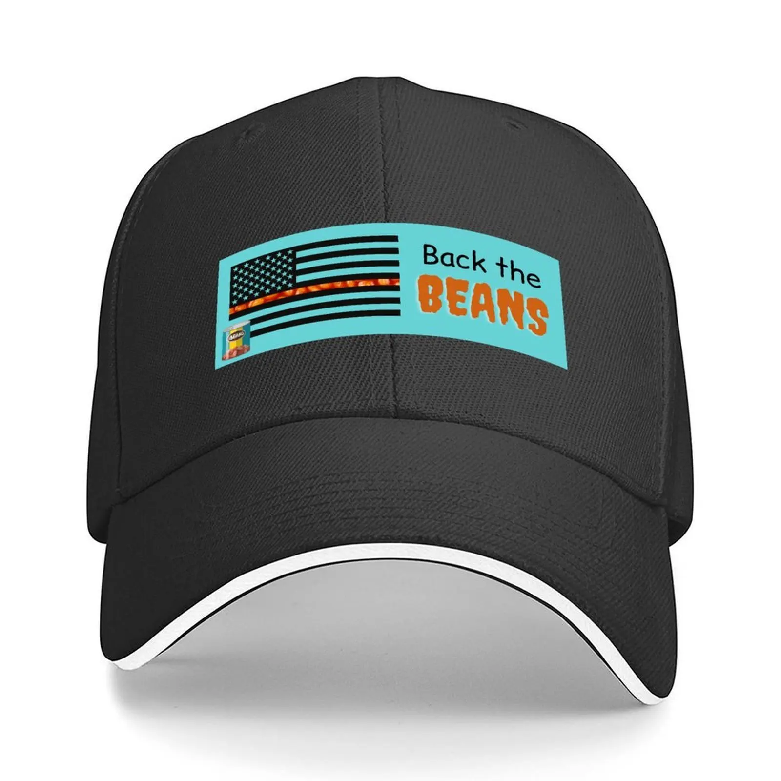 

Back the Beans bumper sticker Baseball Cap Sun Cap men's big size hat Mountaineering hats for men Caps Women Men's