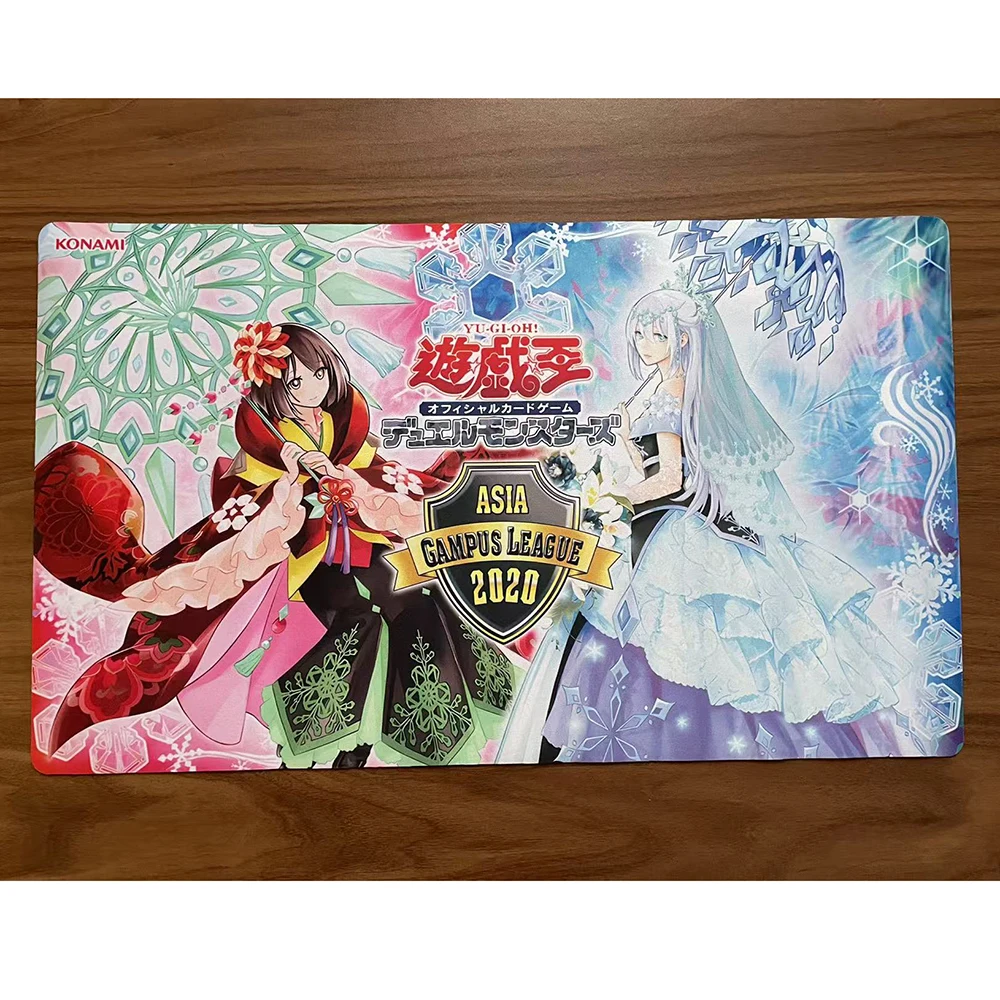 

Yu-Gi-Oh Playmat Kanzashi & Teardrop the Rikka Queen Card Pad YGO Mat KMC TCG YuGiOh Mat-308