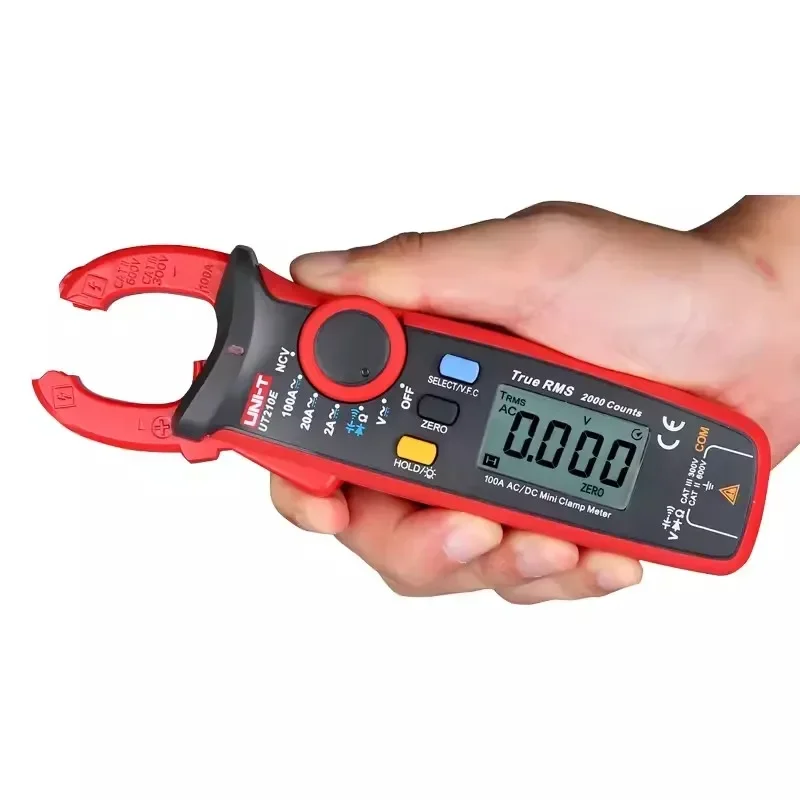 UNI-T UT210E Mini-Zangenmessgerät, Multimeter, digitale Elektrowerkzeuge, DC-AC-Zange, VFC-Kapazität, berührungsloses Multimeter, Zangenmessgerät.