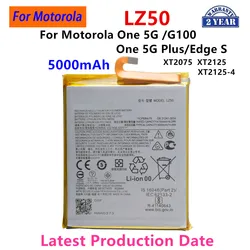 100% Original LZ50 5000mAh Battery For Motorola Moto One 5G Plus/G100/Edge Phone Batteries