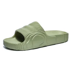 Sandália de praia de verão unisex, slides ondulados andando, deslizamento em chinelos de água respiráveis, leve, plus size, 33-46